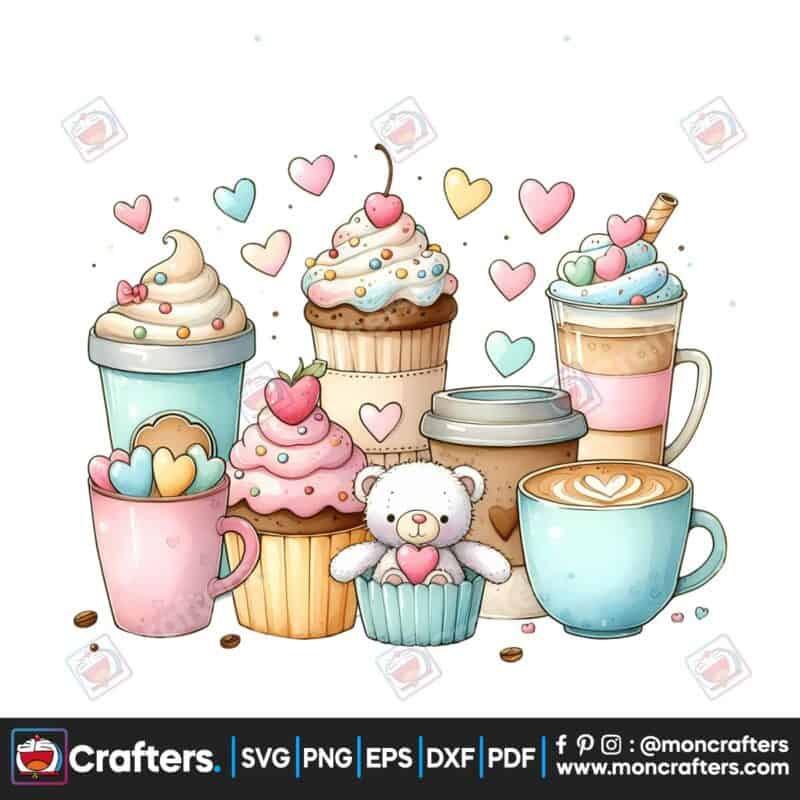 coffee-valentine-hearts-png