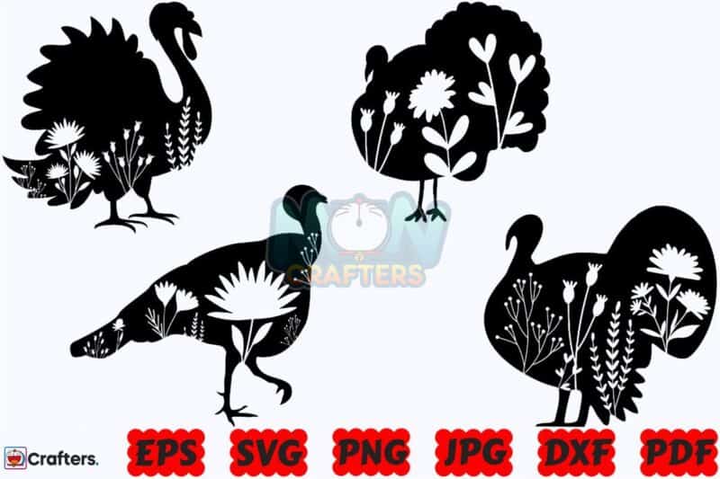 floral-turkey-svg-floral-animal-svg