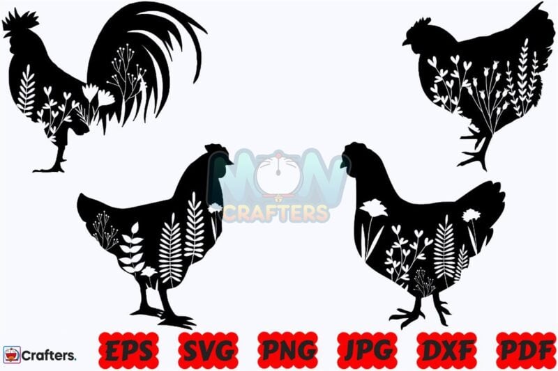 floral-chicken-svg-floral-animal-svg
