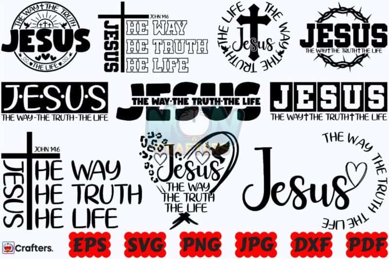 jesus-the-way-the-truth-the-life-svg