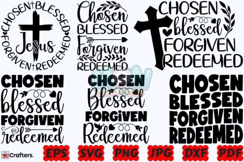 chosen-blessed-forgiven-redeemed-svg
