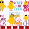 one-cute-chick-svg-funny-easter-svg