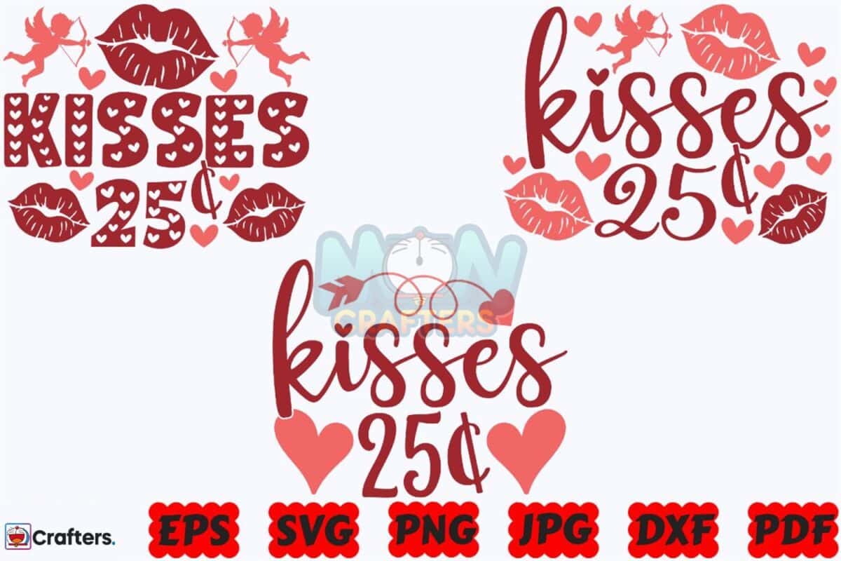 kisses-25-cents-svg-funny-valentines