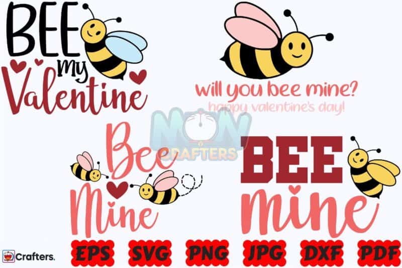bee-my-valentine-svg-bee-mine-svg-png