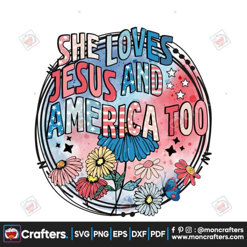 she-love-jesus-and-america-too-flowers