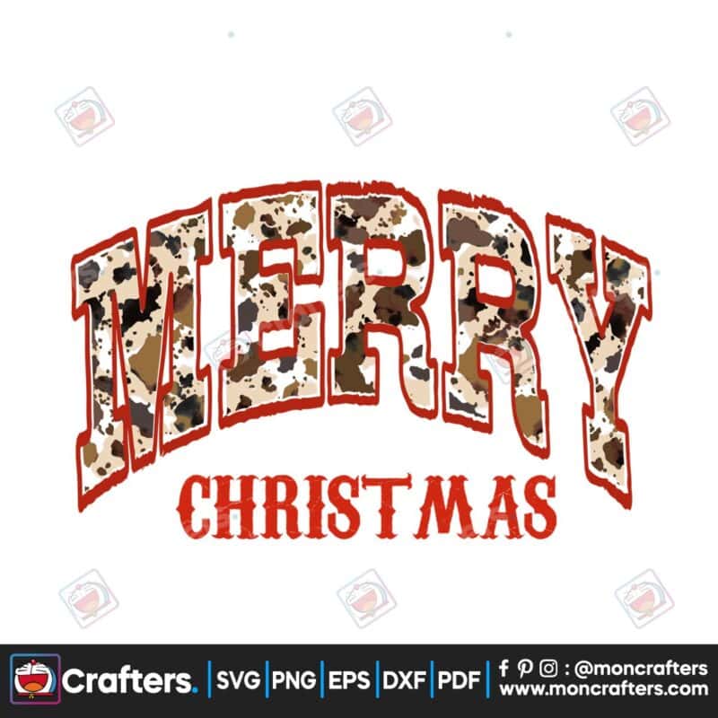 merry-country-christmas-cowhide-retro