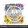 smiley-face-flower-brush-stroke-cowhide