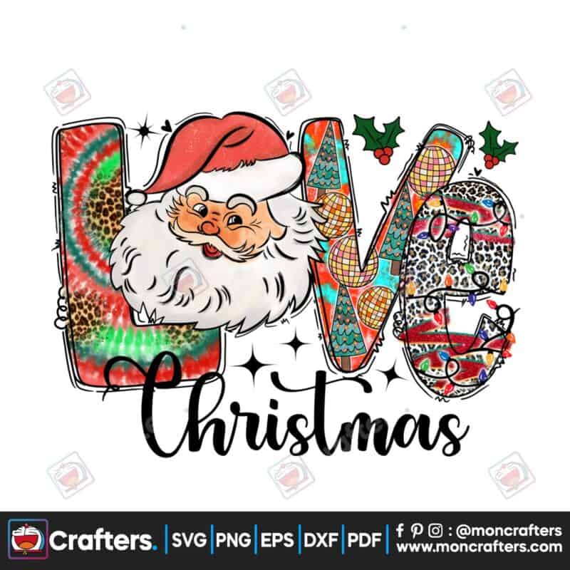 love-christmas-santa-sublimation