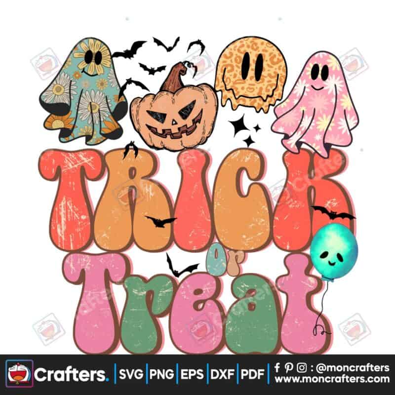 retro-spooky-season-trick-or-treat-png