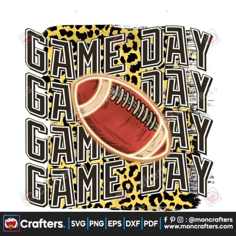 game-day-football-leopard-wavy-png