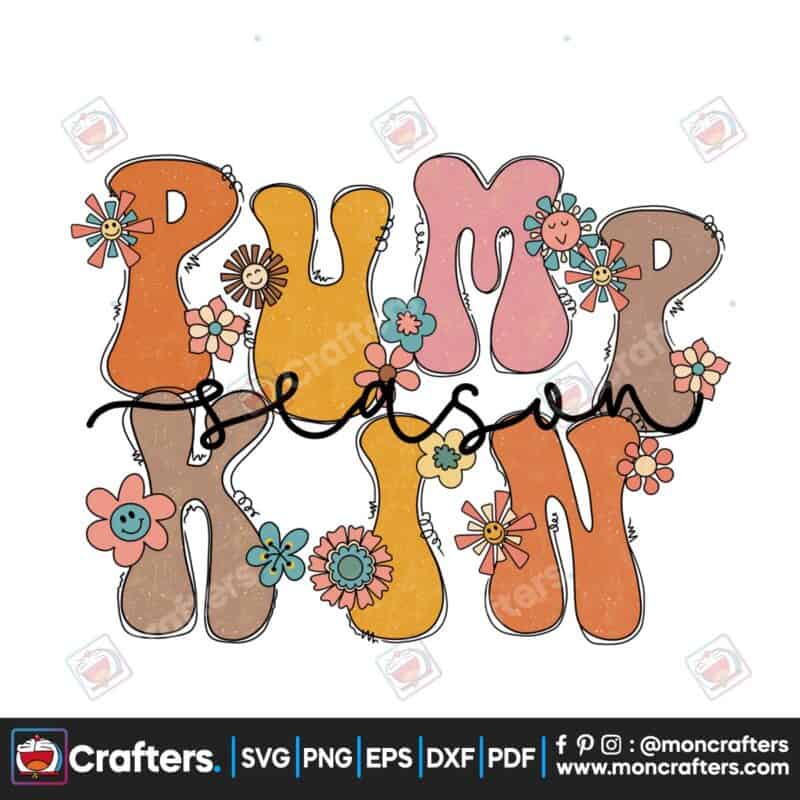 pumpkin-season-png-groovy-fall-retro