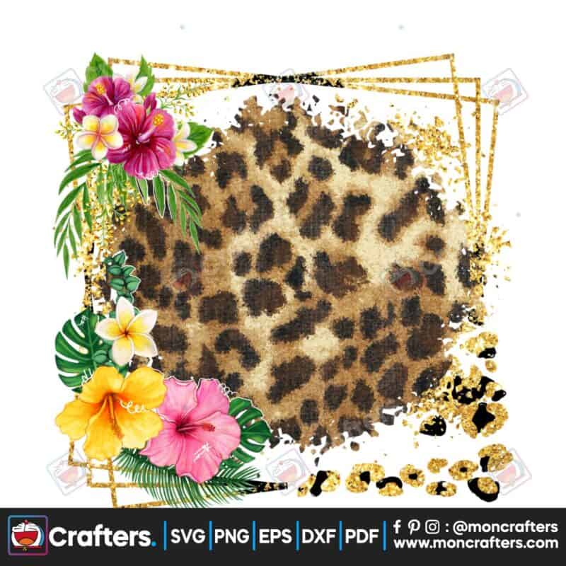 tropical-leaves-leopard-summer-png