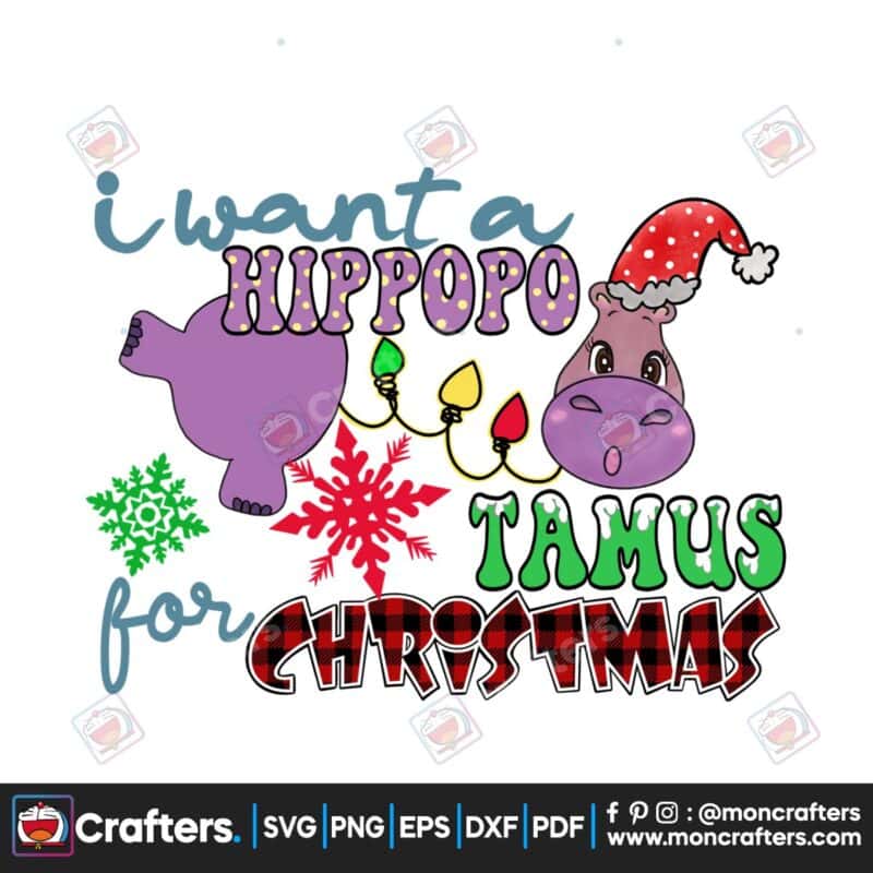 i-want-a-hippopotamus-for-christmas-png