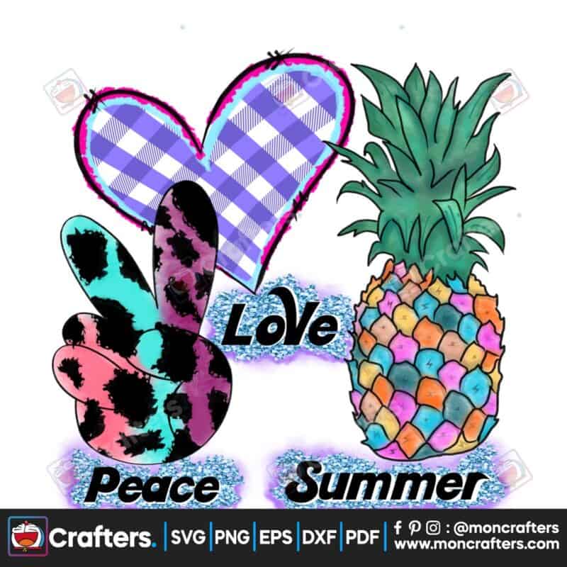 peace-love-summer-png-pineapple-png