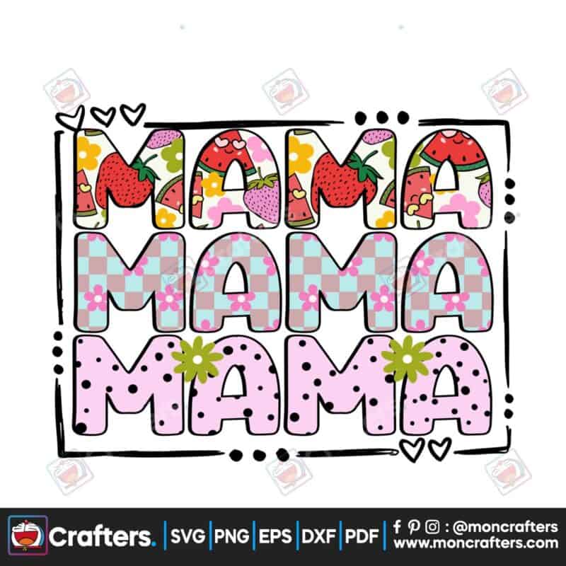 mama-summer-vibes-letter-doodle-cute-png