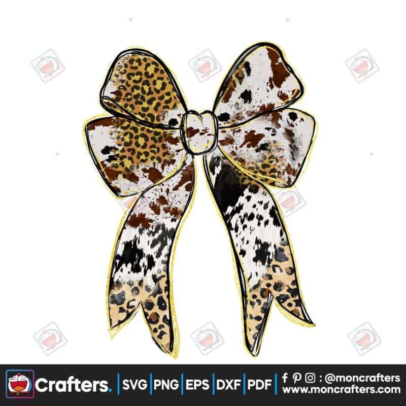 coquette-cow-print-bow-soft-girl-cowhide