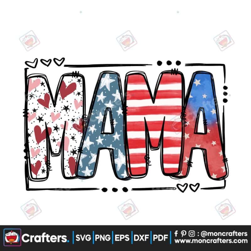 american-mama-usa-flag-doodle-letter-png