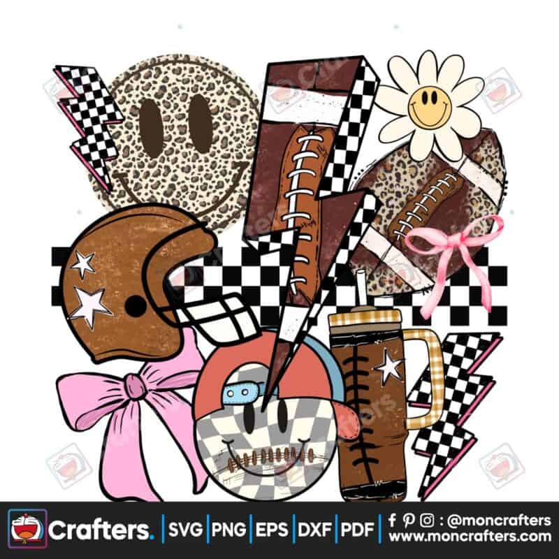 football-retro-groovy-game-day-png