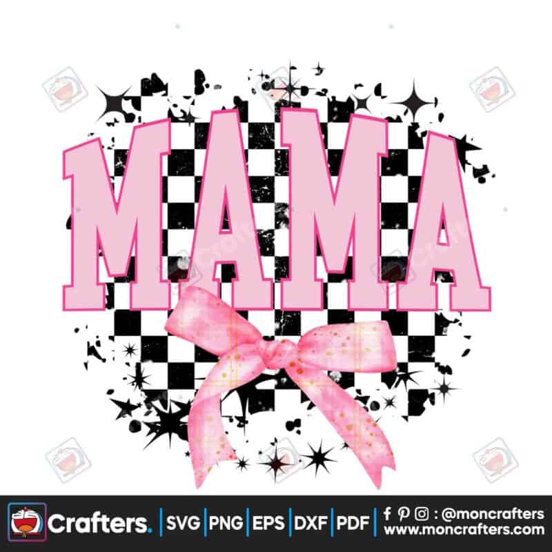 retro-mama-checkered-coquette-pink-bow