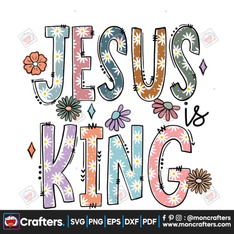 jesus-quote-daisy-flower-letter-doodle