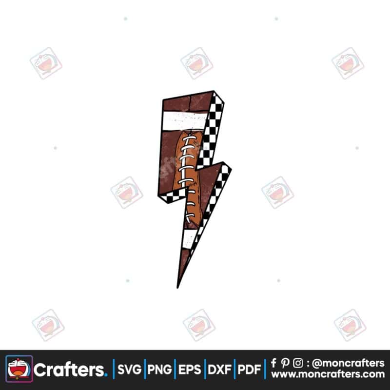 football-mama-retro-varsity-lightning