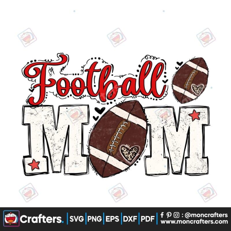 football-mom-retro-sublimation-grunge