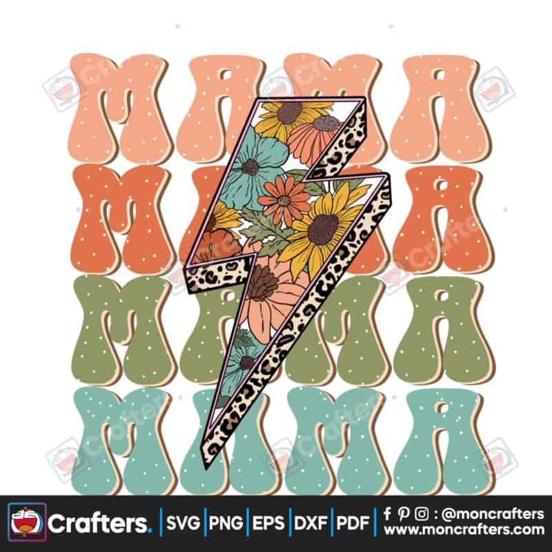 floral-mama-retro-lightning-bolt-flowers