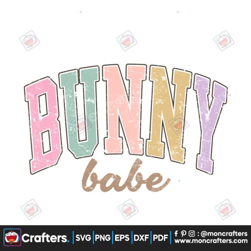 happy-easter-retro-varsity-bunny-grunge