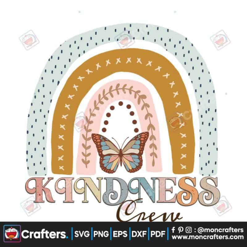 kindness-rainbow-boho-retro-png