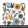boho-easter-bunny-cute-flowers-retro-png