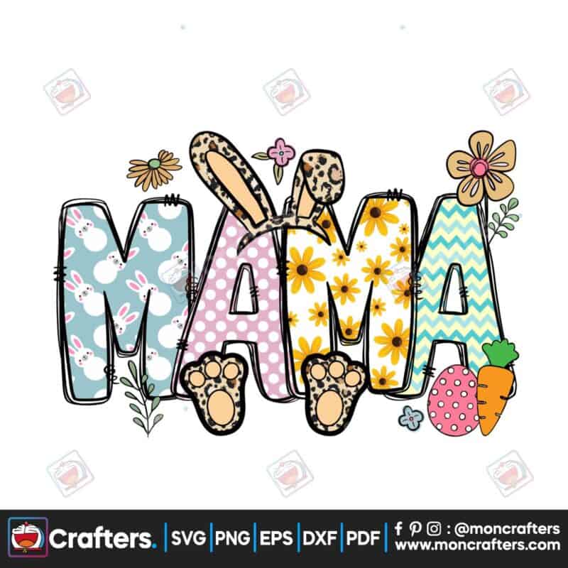 mama-bunny-easter-vibes-doodle-lettered