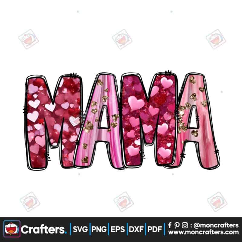 mama-valentine-heart-glitter-sublimation