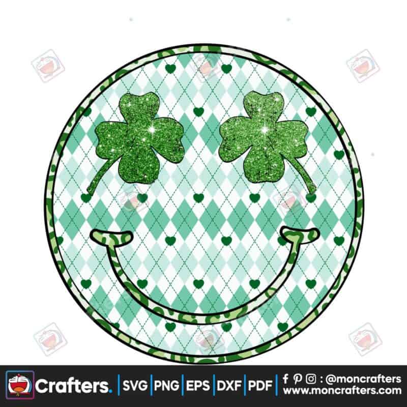st-patricks-day-lucky-smile-glitter-png