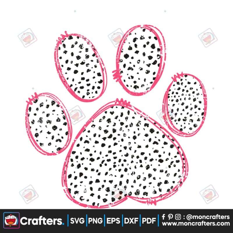 dog-paw-dalmatian-print-grunge-distresse