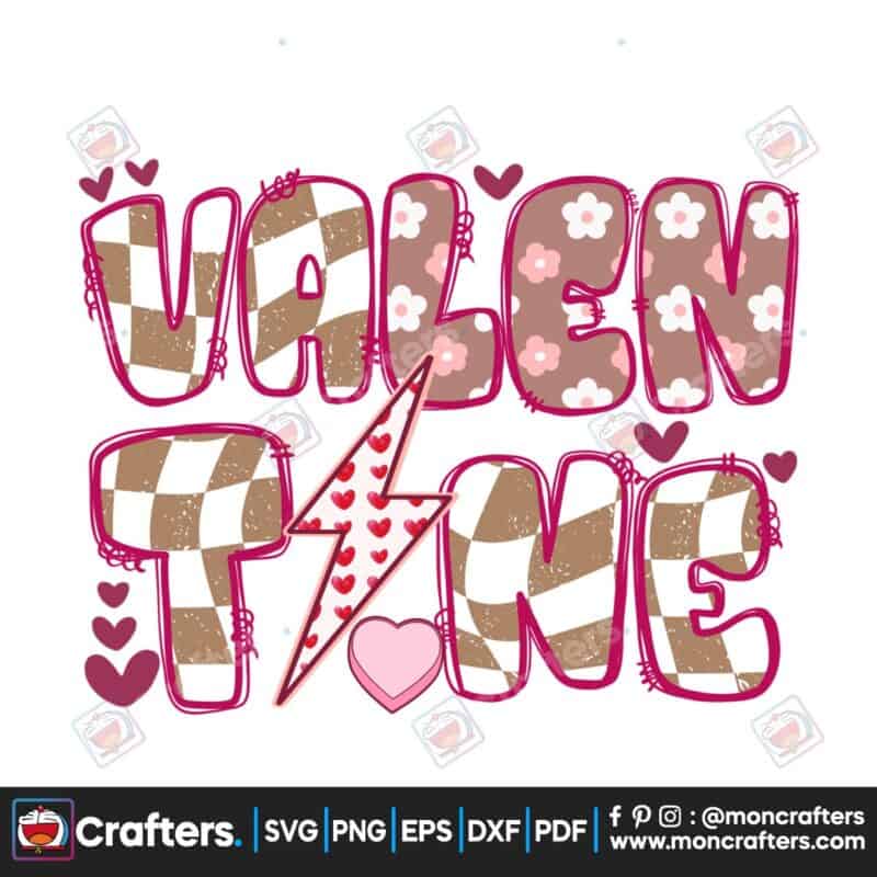 valentines-day-lightning-bolt-checkered