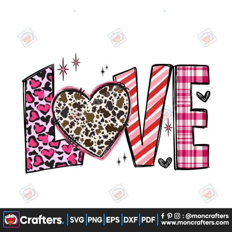 love-valentine-heart-doodle-letter-cute