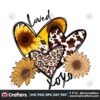 heart-trio-cowhide-sunflower-western-png