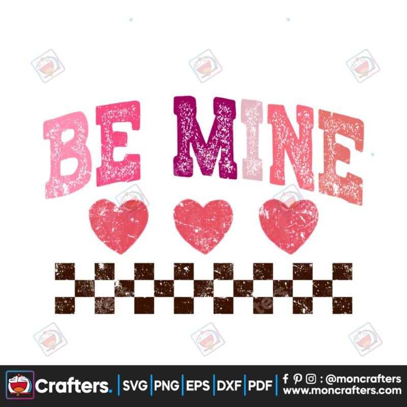 be-mine-vibes-retro-valentine-distressed