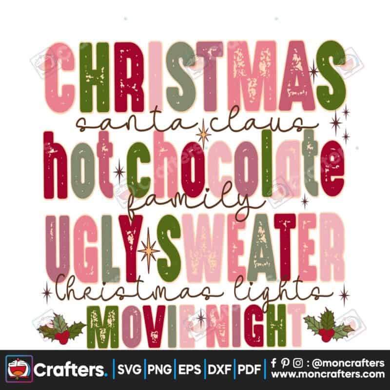 christmas-hot-chocolate-quote-retro-png