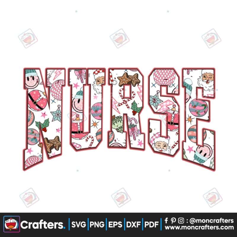 nurse-merry-christmas-vibes-groovy-png