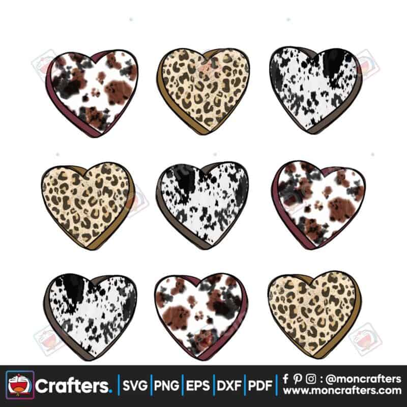 cowhide-heart-valentine-candy-leopard