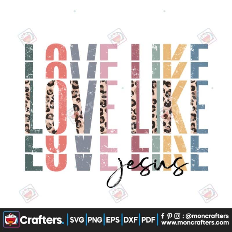 love-like-jesus-christian-quote-retro