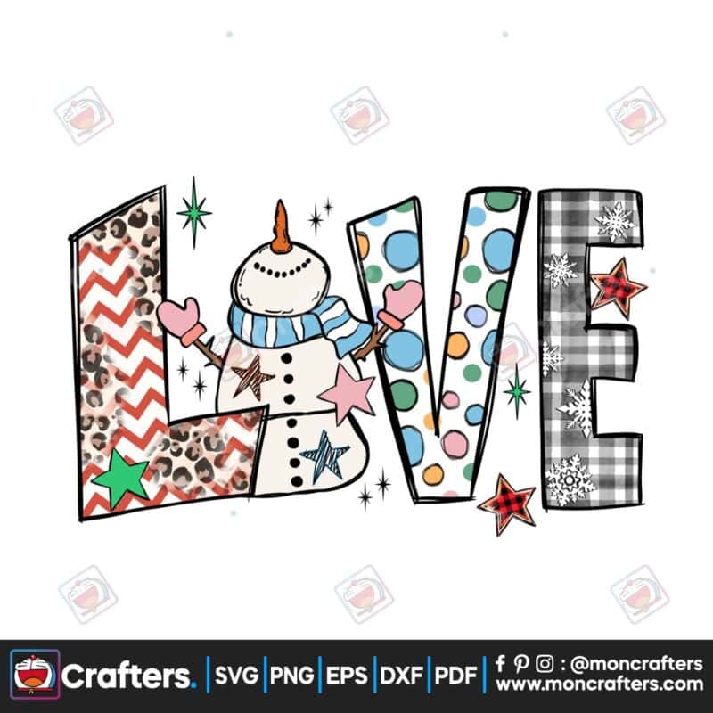 love-christmas-snowman-letter-doodle-png