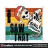 i-saw-that-funny-christmas-skull-vintage