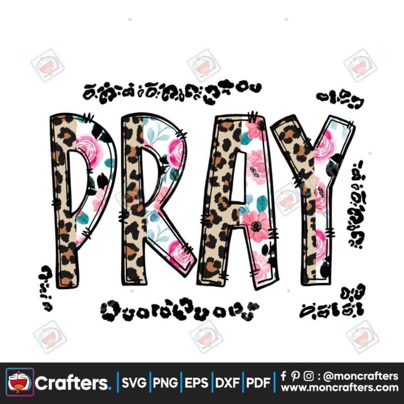 christian-quote-flowers-sublimation-pray