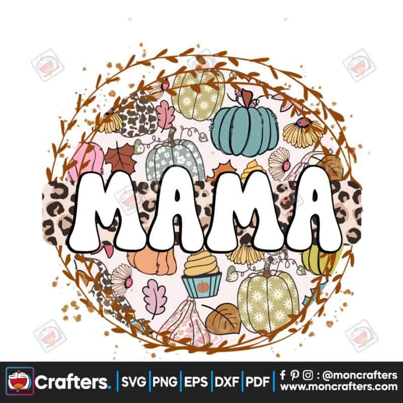 mama-fall-vibes-pumpkin-doodle-cute-png