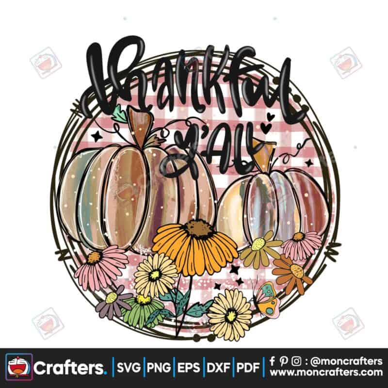 thankful-pumpkin-painted-with-flowers