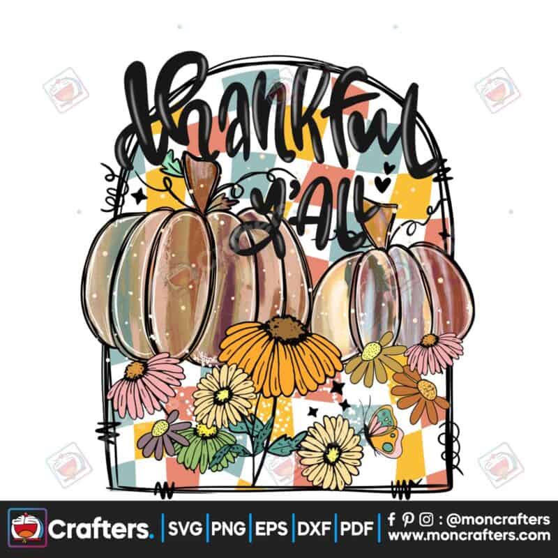 thankful-pumpkin-painted-with-flowers
