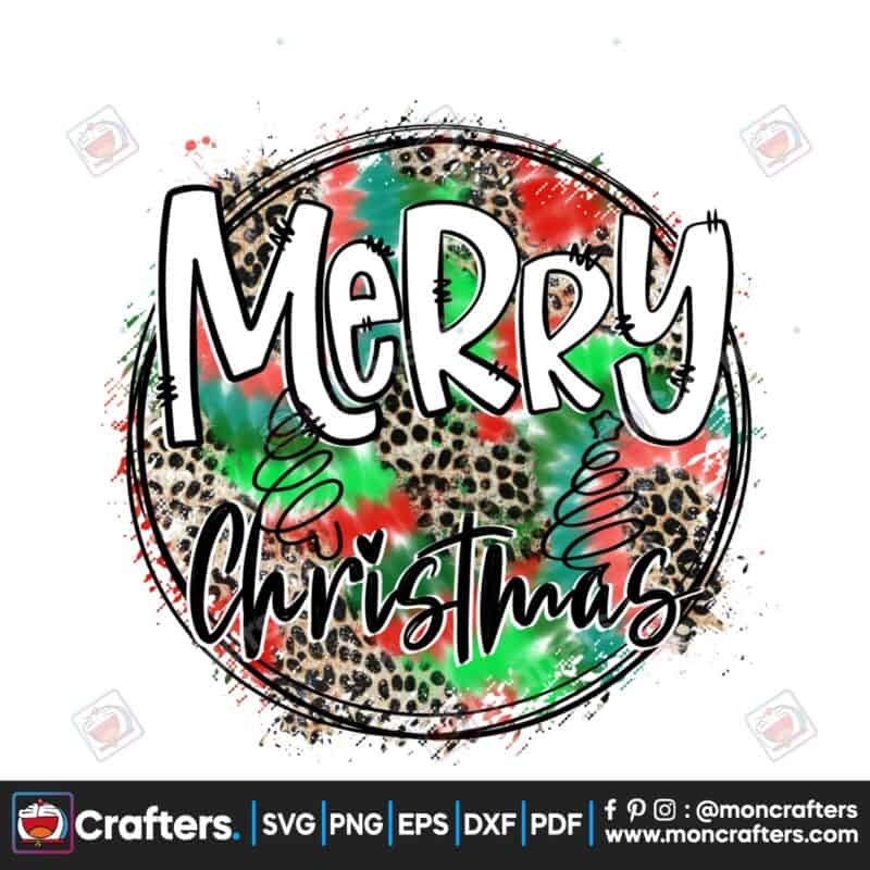 merry-christmas-season-tie-dye-print-png