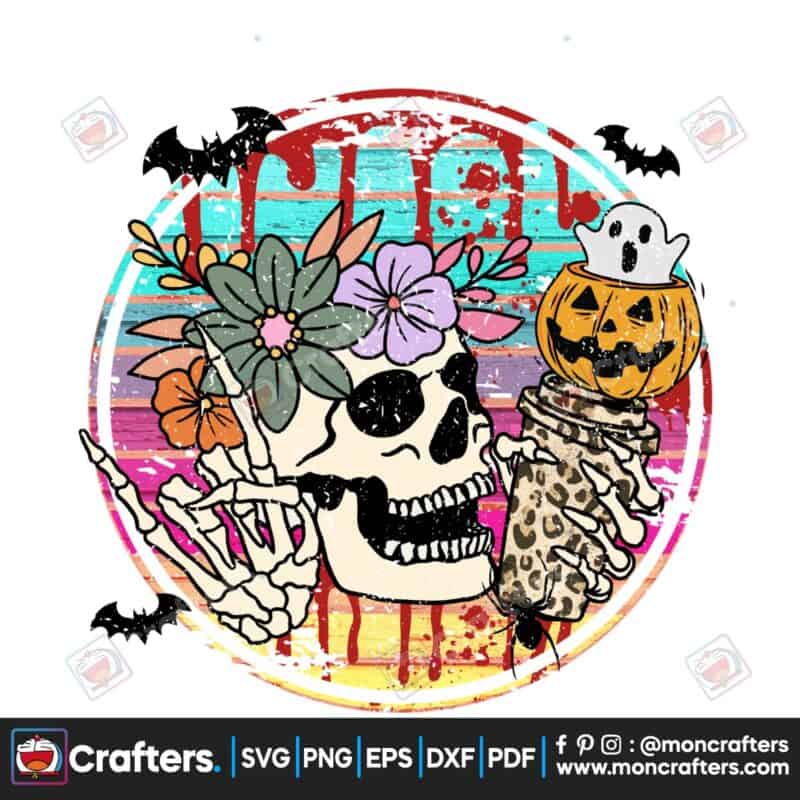 nightmare-before-coffee-skeleton-flowers